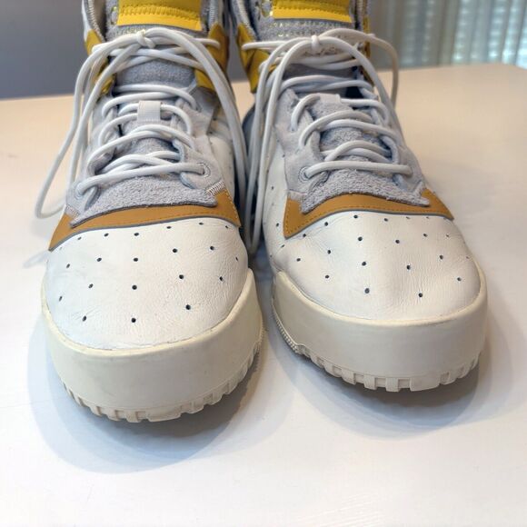 Adidas Men\'s Rivalry F34144 White Mustard Basketball Sneakers Shoes US Size 12.5 main image 6